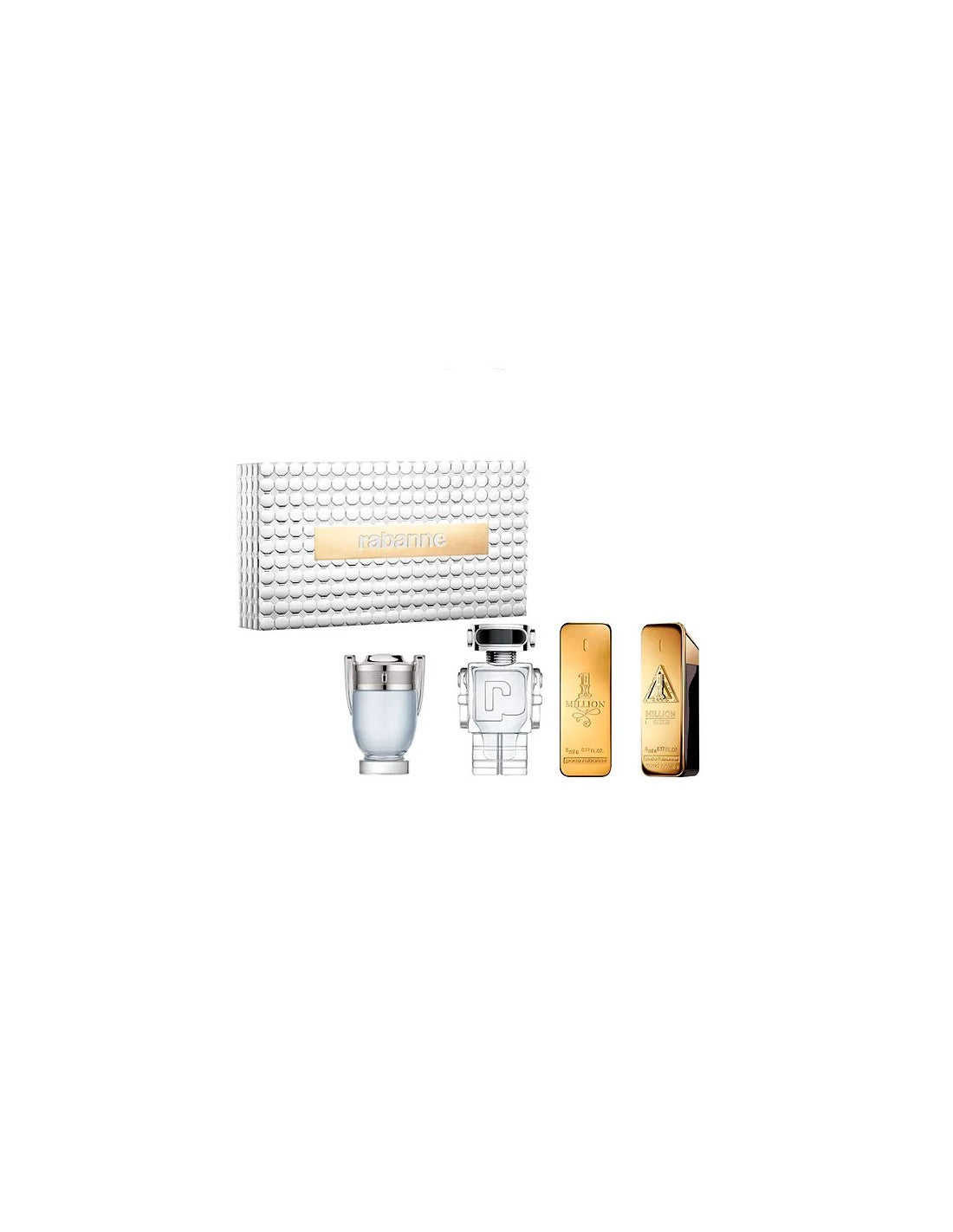 Paco Rabanne Miniatures Masculine One Million Edt 5ml Om Elixir 5ml Invictus 5mlphantom 5ml