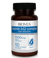 BIOVEA Vitamin B12 Complex 1000 mcg  60 Tabs