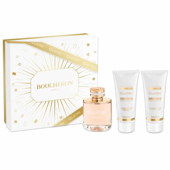 Boucheron Quatre Iconic за жени EDP 100 ml + BL 100 ml + SG 100 ml