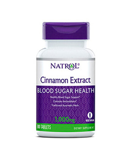 Cinnamon Extract 1000mg / 80 Tabs.