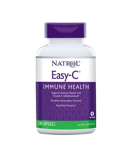 NATROL Easy-C 500mg+Citrus Bioflavonoids 120 Caps