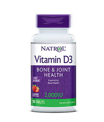 Vitamin D3 2,000 IU Fast Dissolve / 90 Tabs.