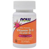 Vitamina D-3 50000 UI [50 capsule de gel, 50 doze]