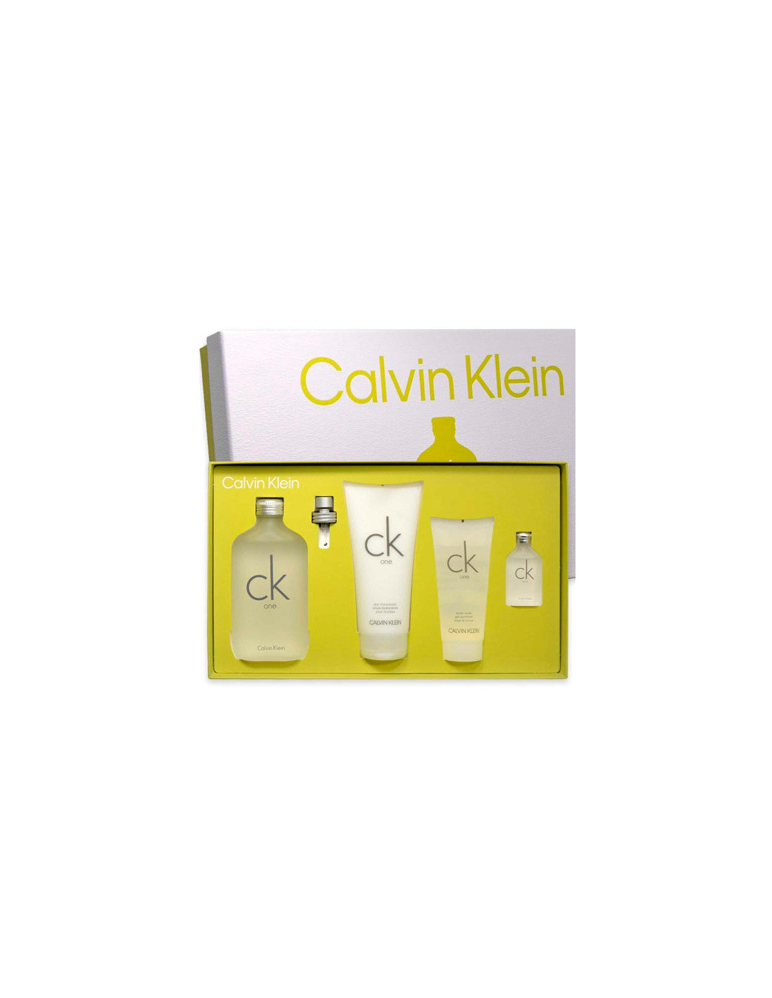 Calvin Klein Set Ck One Edt 200ml Body Lotion 100ml Gel 100mlmini 15ml@