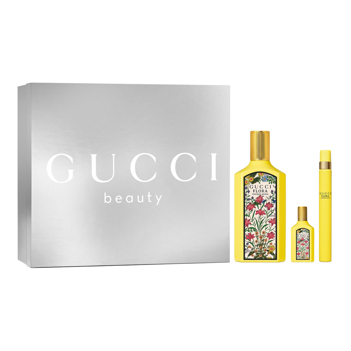 Gucci Flora Gorgeous Orchid Eau de Perfume 100ml Set 3 Pieces