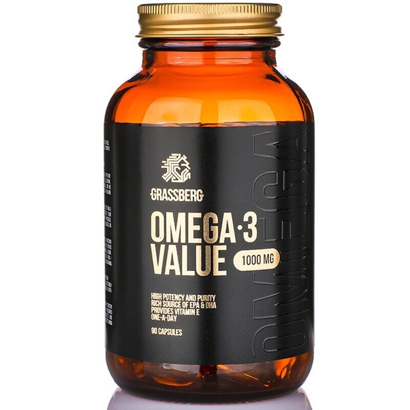 GRASSBERG Omega-3 Value 1000 mg  60/90/120 / Caps