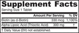 Alpha Lipoic Sustain 300 mg - 120 tablete