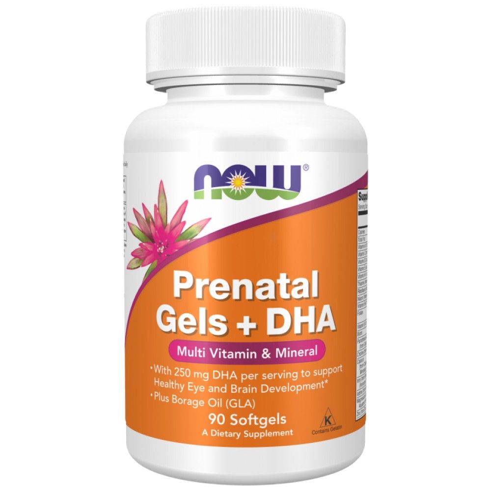 Prenatal + DHA - 90 Гел капсули