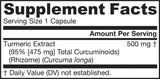 Curcumin 95 500 mg | 95% Curcuminoids Turmeric Extract - 120 капсули