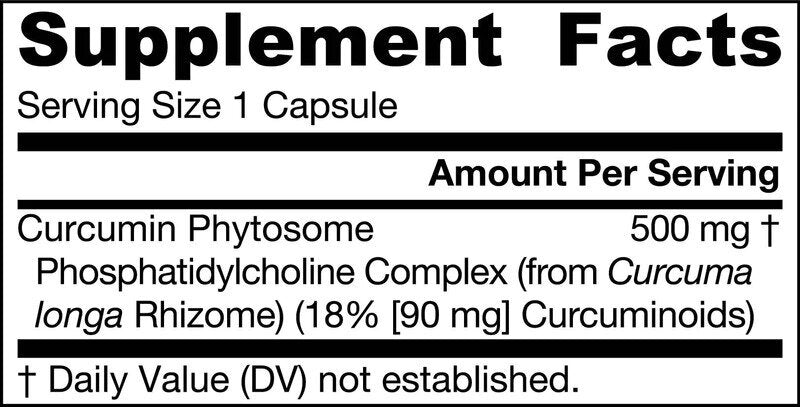 Curcumin Phytosome 500mg - Куркумин (60 капсули)