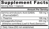 Jarrow Formulas Gaba Soothe - Gaba 30 κάψουλες