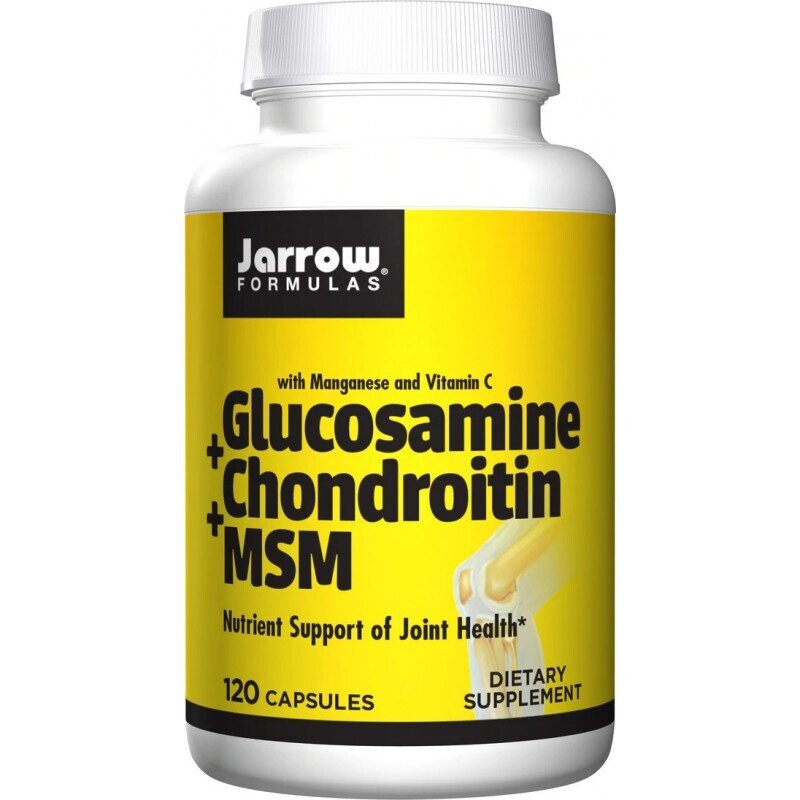 Jarrow Formulas Glucozamină Condroitin MSM - Glucozamină Condroitin MSM 120 capsule