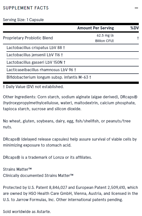 Jarrow Formulas Jarro-Dophilus Prenatal 6 B. - Προβιοτικό για έγκυες γυναίκες - 30 κάψουλες