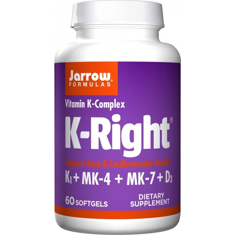 K-Right - Vitamin K Complex - Витамин К - 60 softgels