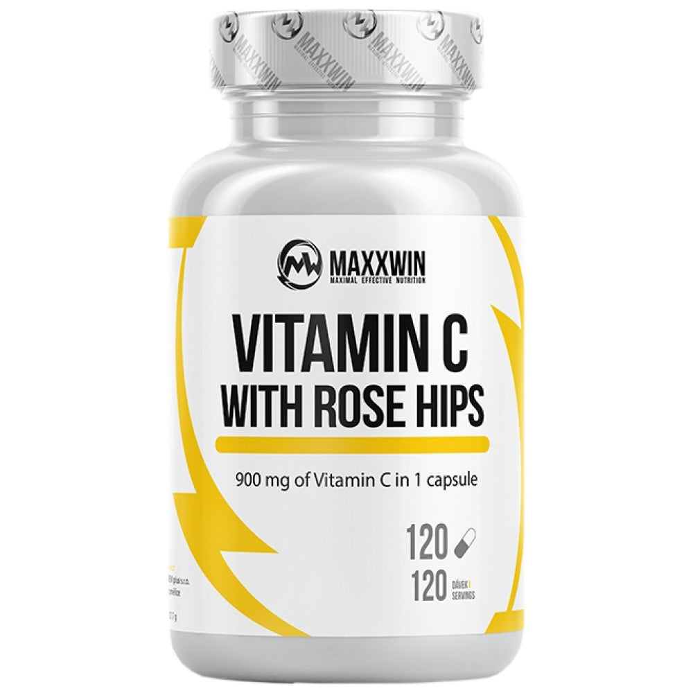 Vitamin C 900 mg | with Rose Hips - 120 капсули