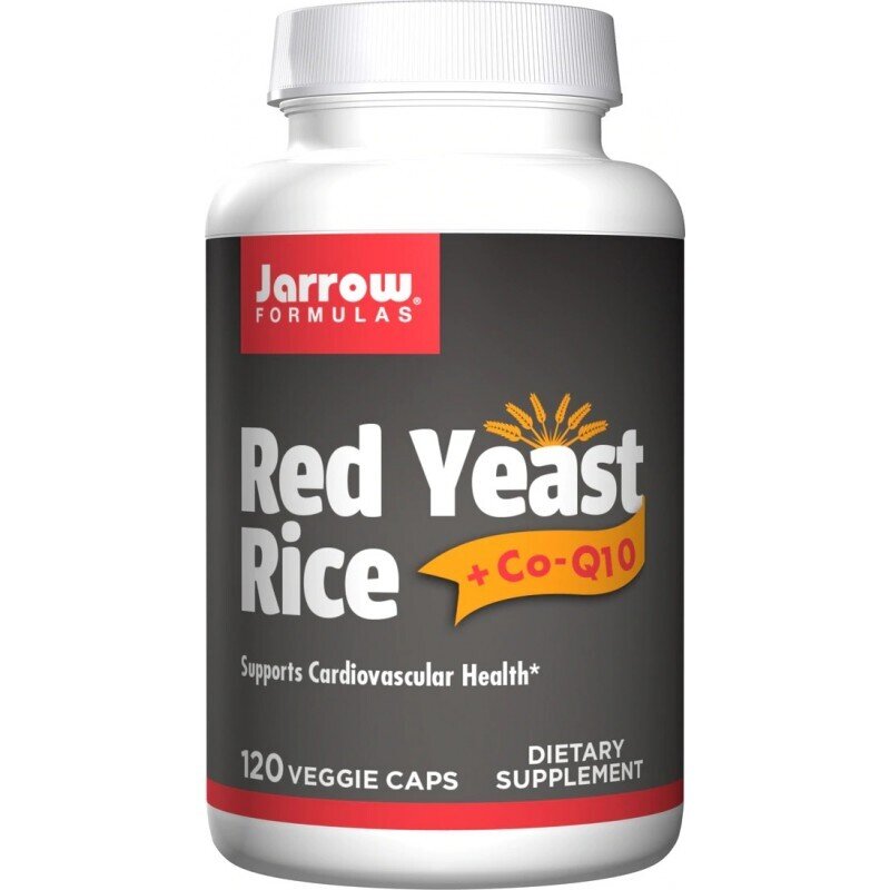 Red Yeast Rice 1200mg + CoQ10 100mg - Мая от Червен Ориз + Коензим Q10 120 caps