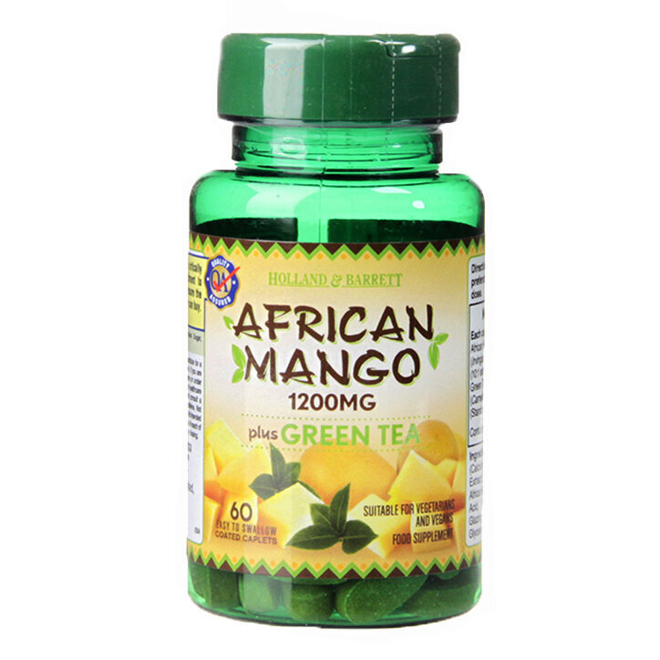 African Mango 1200 mg / με πράσινο τσάι - 60 κάψουλες