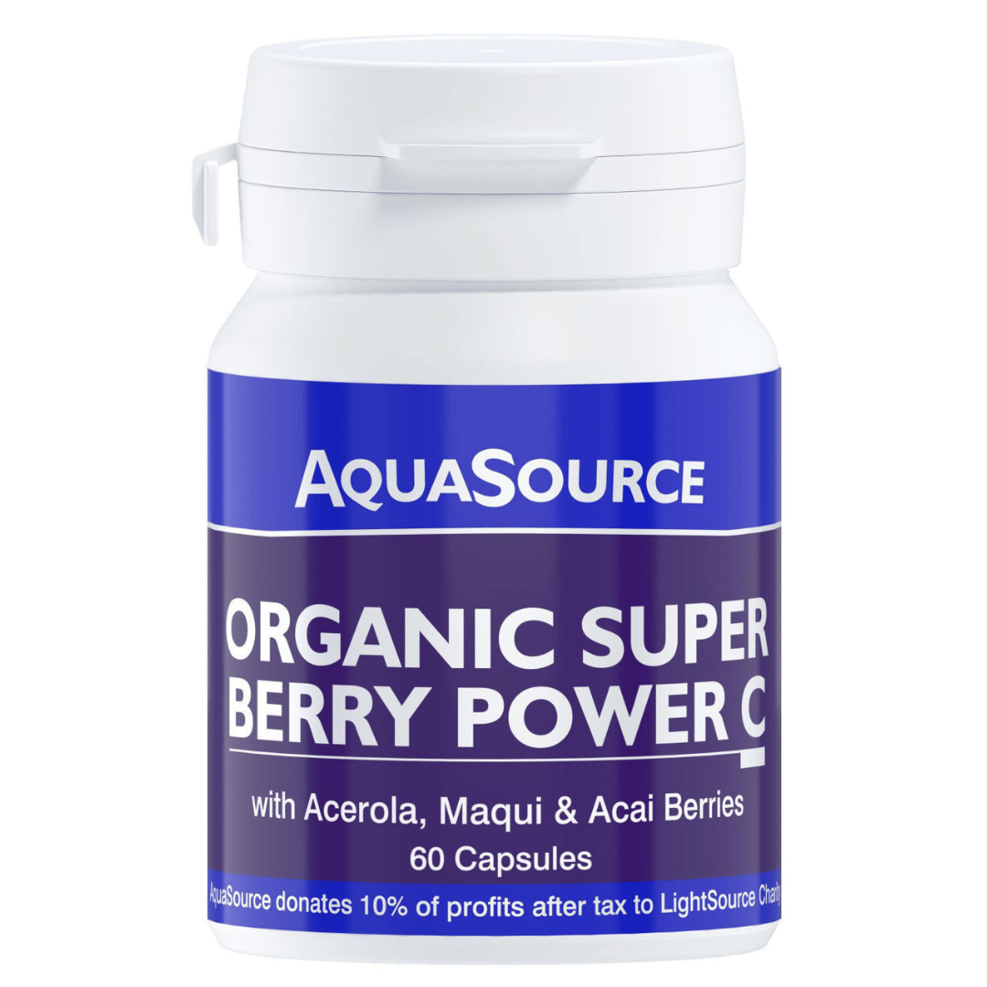 Organic Super Berry Power C - 60 капсули AquaSourc