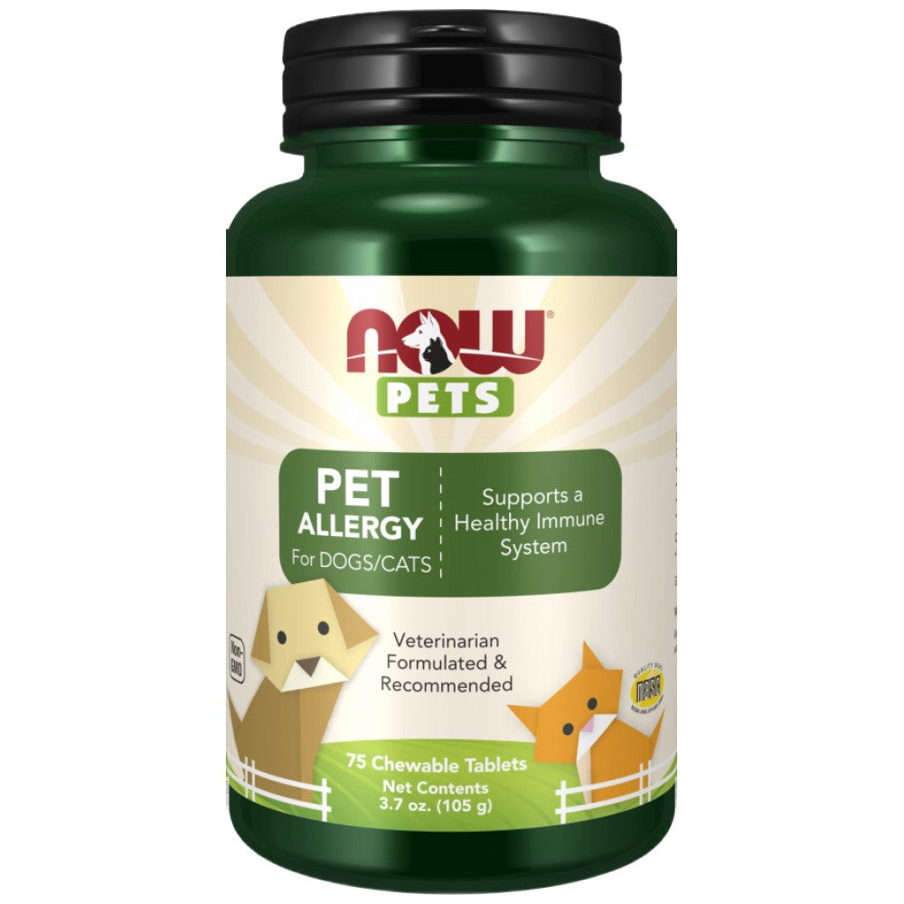 Pet Allergy Chewable Tablets | For Dogs & Cats - 75 Дъвчащи таблетки