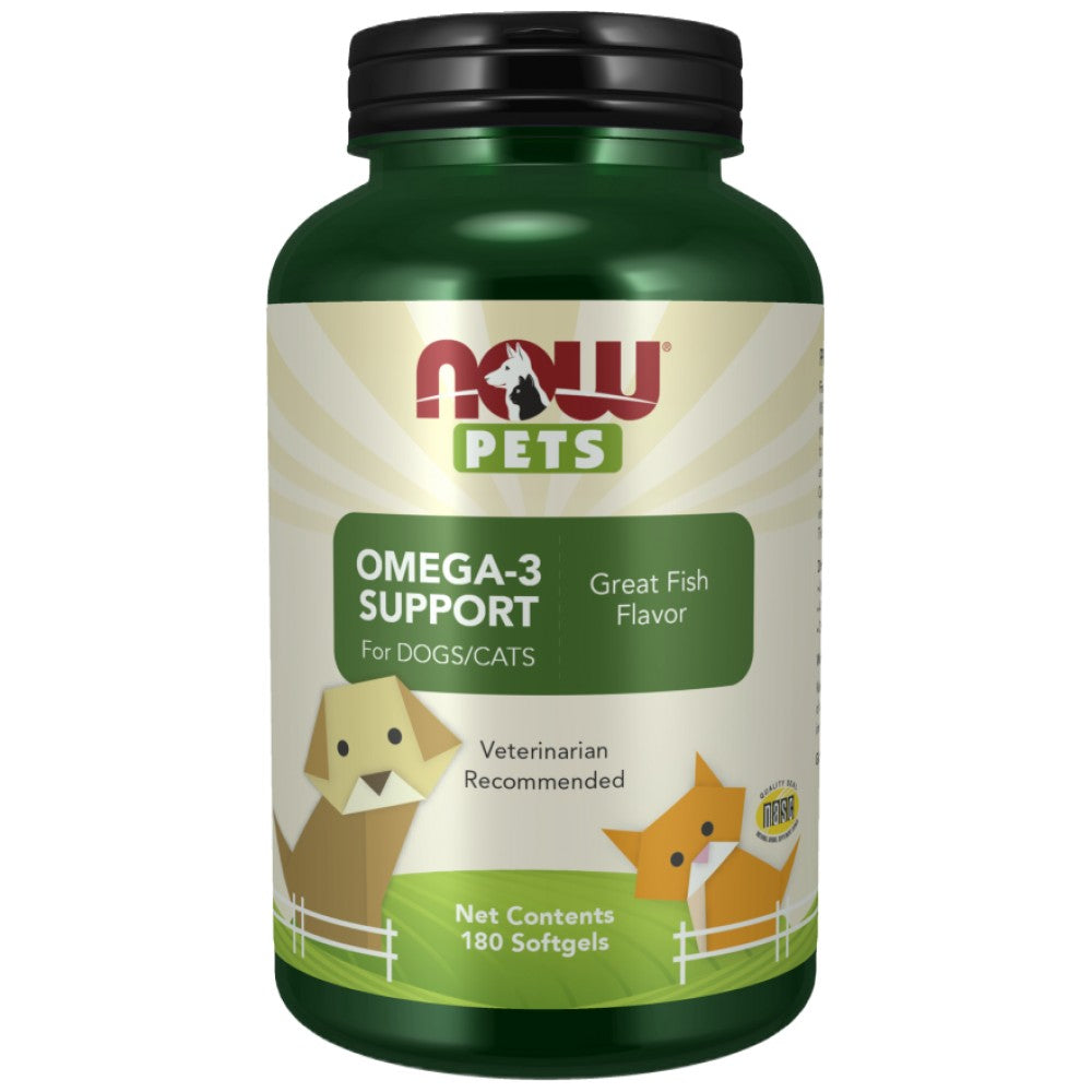 Omega-3 Support | For Dogs & Cats - 180 Гел капсули