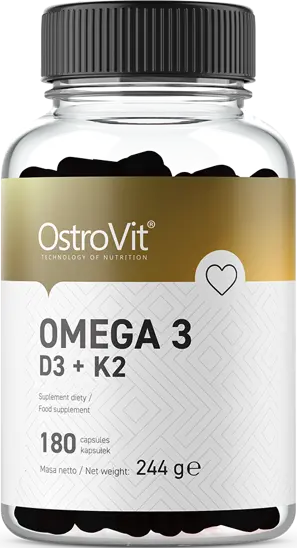 OstroVit Omega 3 / D3 + K2 - 180 Гел капсули