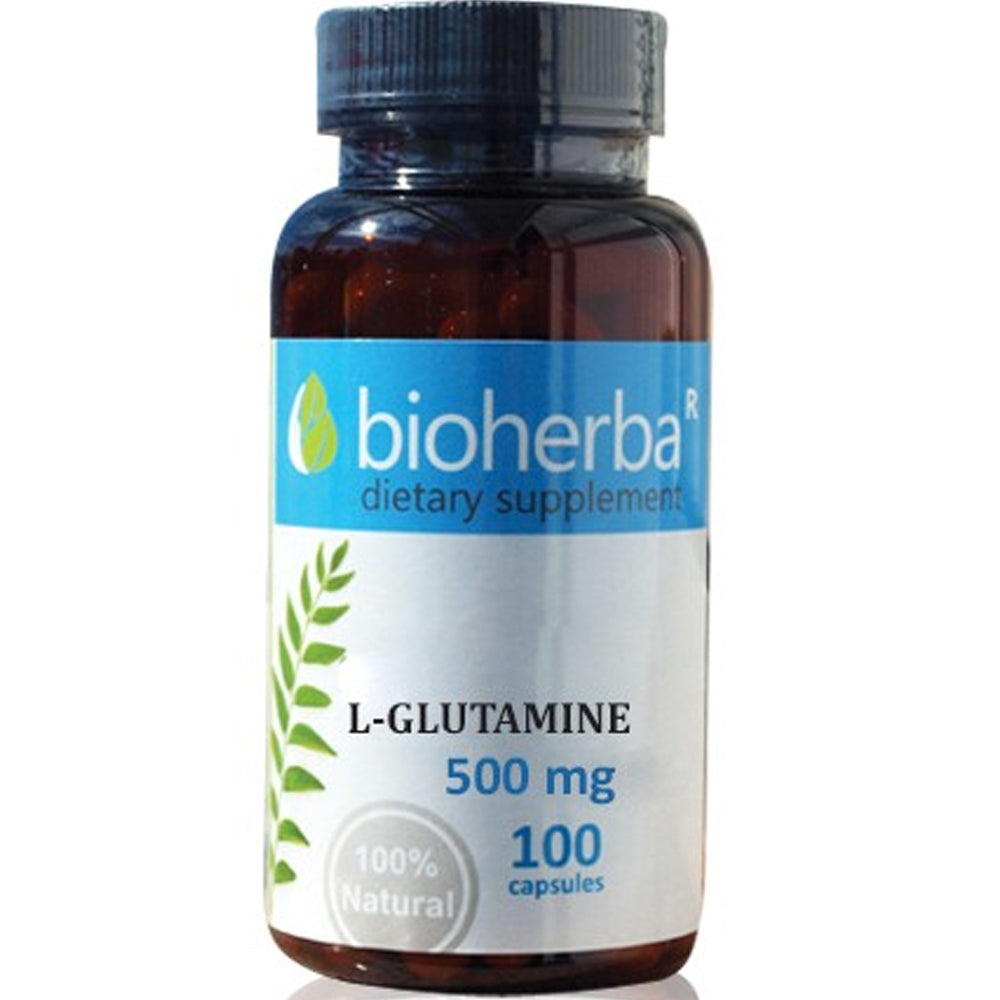 L-Glutamine 500 mg - 100 капсули