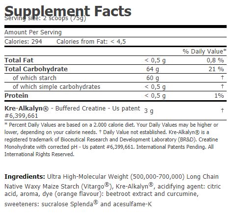 Vitargo + Kre-Alkalyn® 2000g.