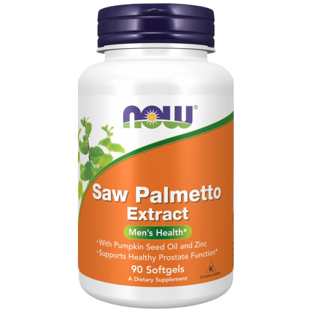 Extract de Saw Palmetto | cu Ulei din Seminte de Dovleac si Zinc - 90 capsule Gel