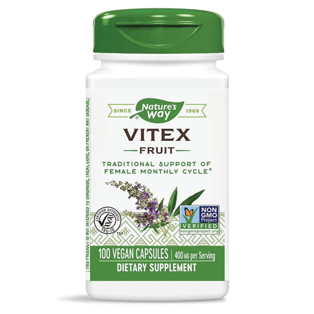 Vitex Fruit/ Витекс (плод) 400 mg x 100 капсули Nature’s Way