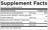 Albion Magnesium & Calcium / with Vitamin D3 & K2 - 90 капсули