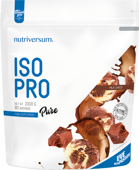 Nutriversum Iso Pro Pure Whey | Izolați cu sistemul N-Zyme [2000 grame, 80 doze]