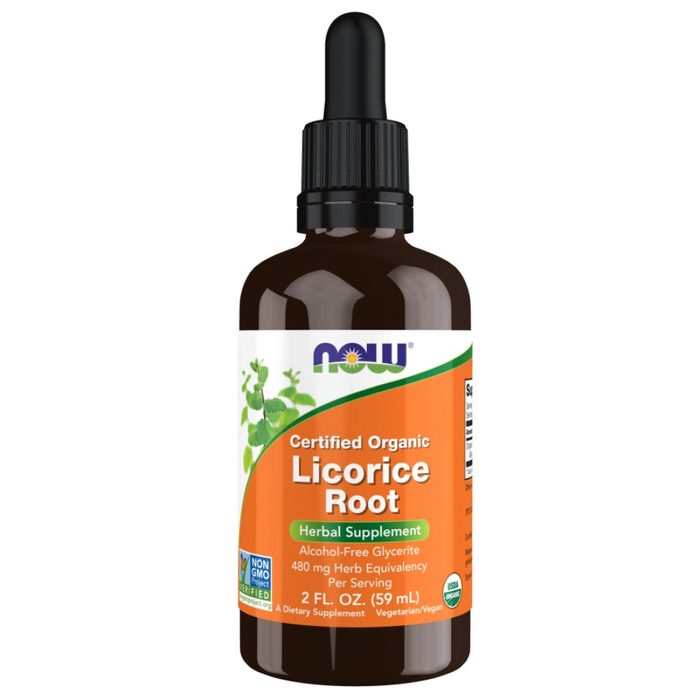 Licorice Root Glycerite Drops | Certified Organic - 59 мл