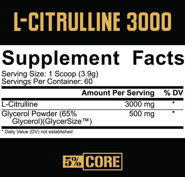 L-Citrulline 3000 | with GlycerSize™ - 234 грама