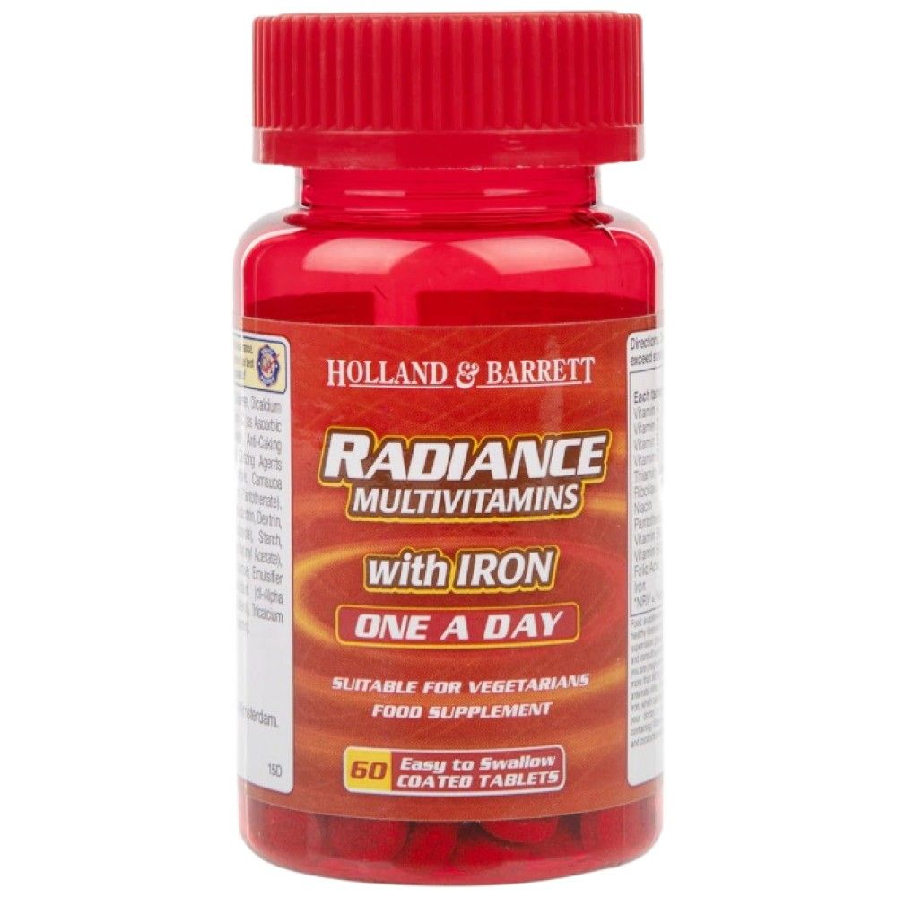 Radiance Multivitamins & Iron | One a Day - 60 Таблетки