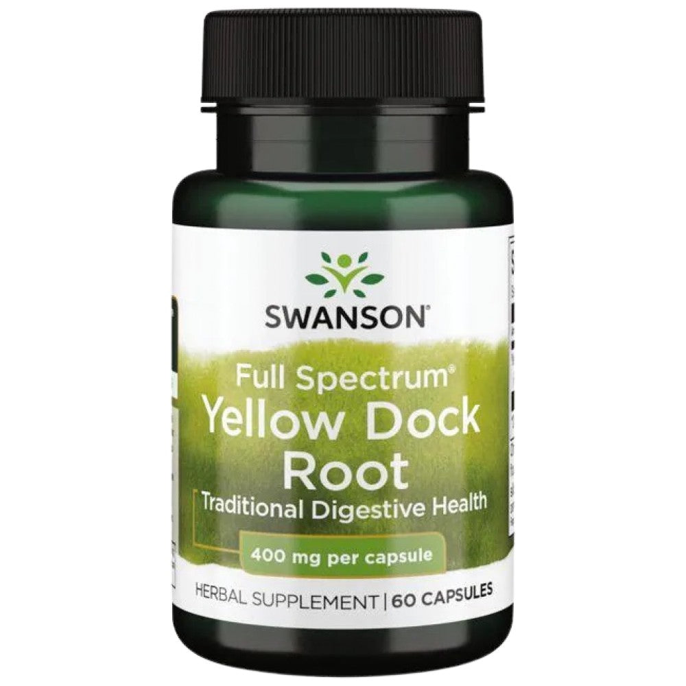 Full Spectrum Yellow Dock Root 400 mg 60 капсули