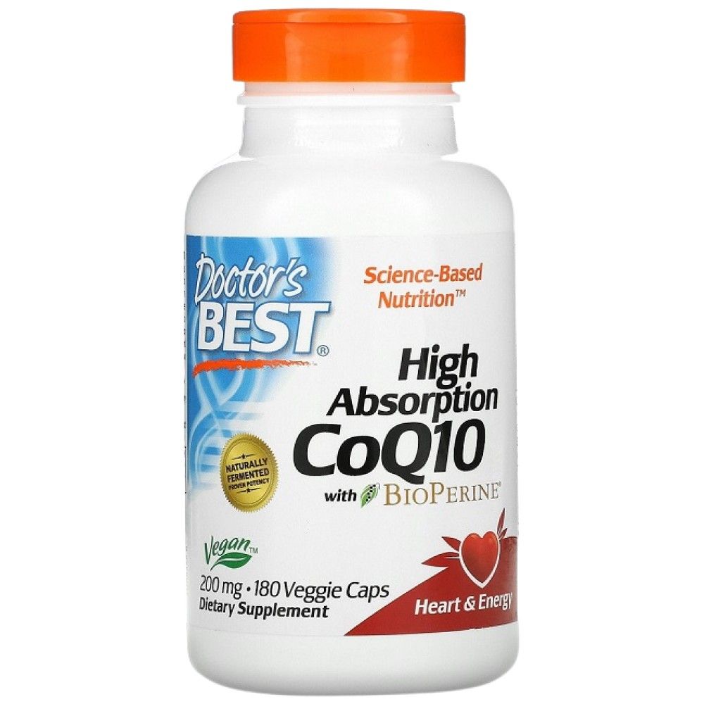 BEST CoQ10 with Bioperine 200 mg - 180 капсули