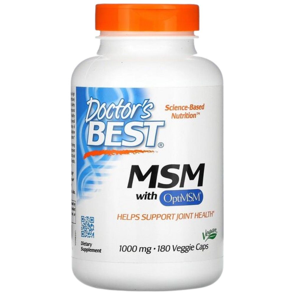 BEST Vegan MSM 1000 mg | With OptiMSM - 180 капсули