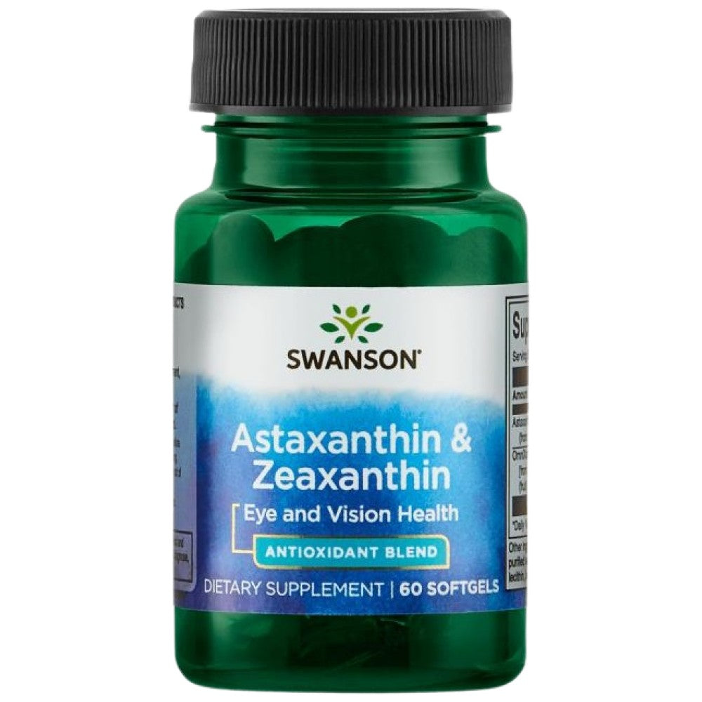 Astaxanthin &amp; Zeaxanthin 60 Гел капсули