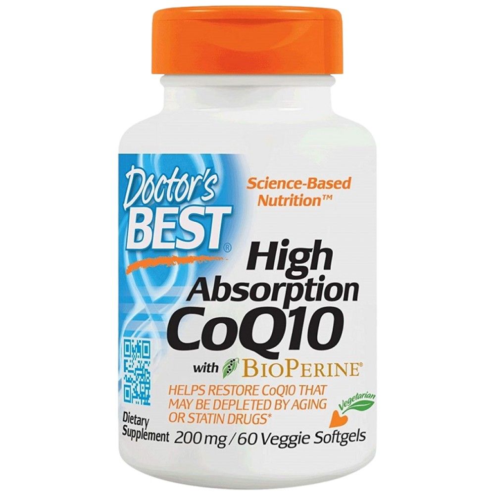 BEST CoQ10 with Bioperine 200 mg - 60 Гел капсули