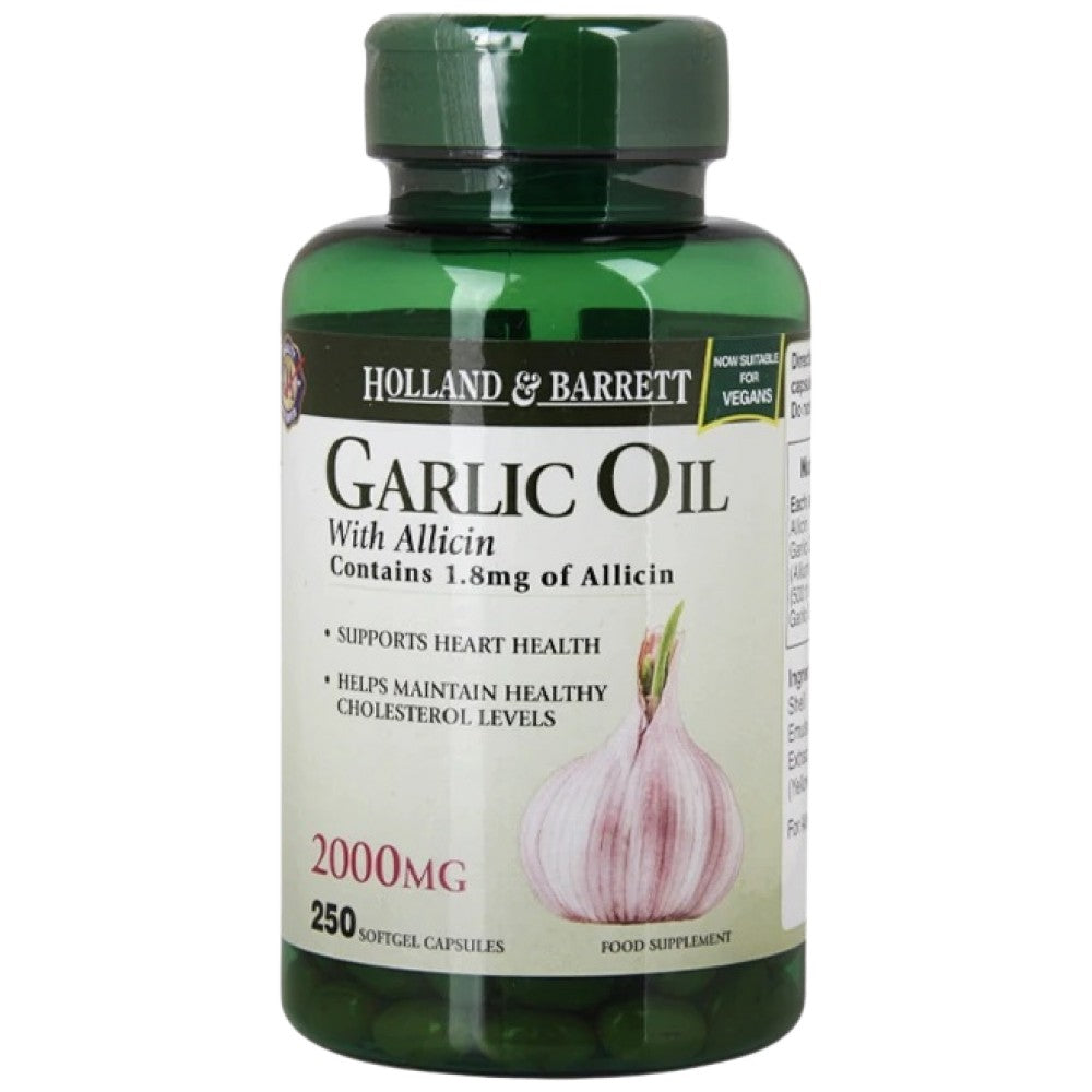 Garlic Oil With Allicin 2000 mg - 250 капсули