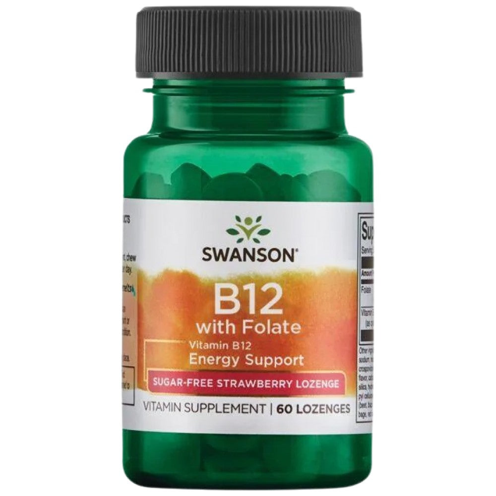 B12 1000 mcg with Folate - 60 Подезични таблетки