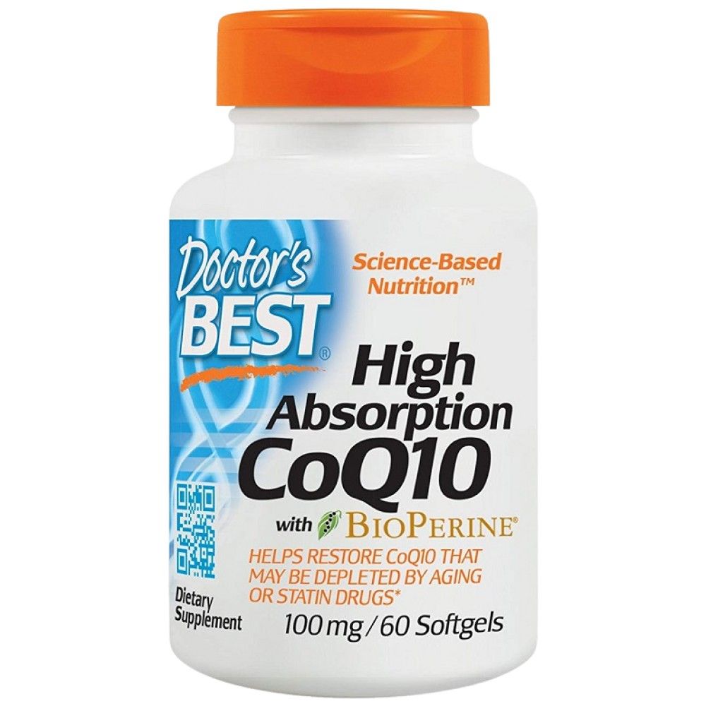 BEST CoQ10 with Bioperine 100 mg - 60 Гел капсули