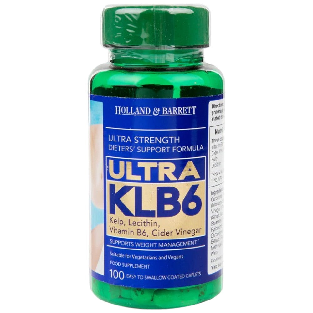 Ultra KLB6 | Kelp, Lecithin, B6 and Cider Vinegar - 100 капсули