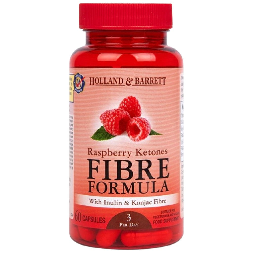 Raspberry Ketones | Fibre Formula - 60 капсули