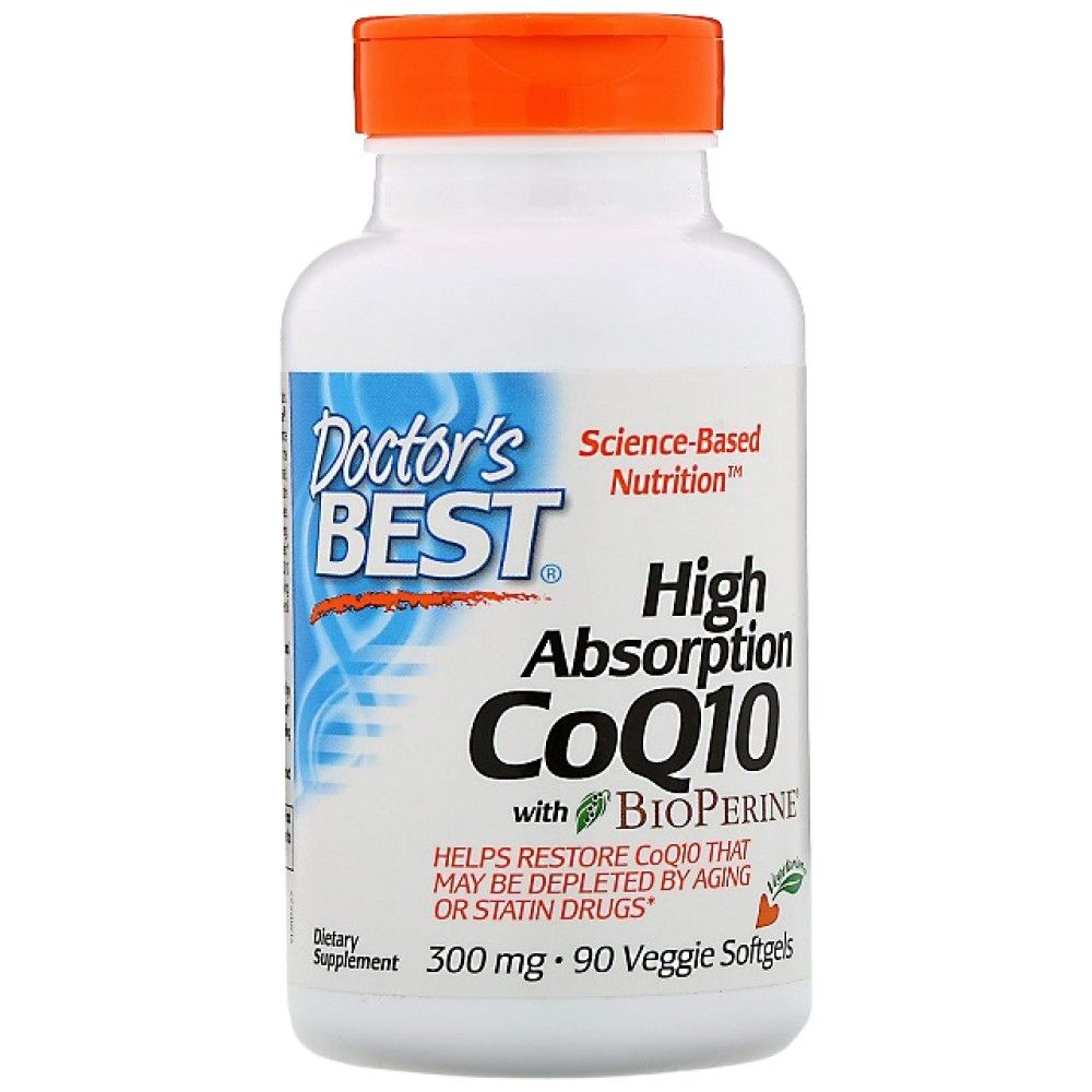 BEST CoQ10 with Bioperine 300 mg - 90 Гел капсули