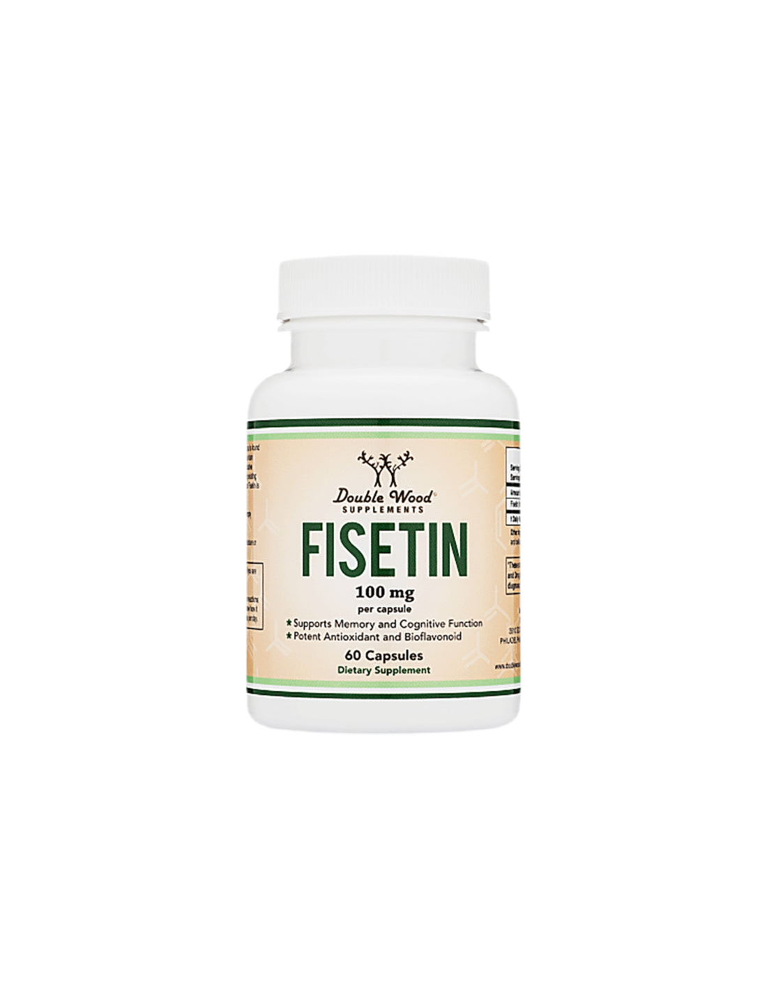 Fisetin/ Физетин, 100 mg, 60 капсули Double Wood - Feel You