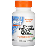 BEST Chewable FullyActive B12 / Methylcobalamin 1000 mcg - 60 Дъвчащи таблетки