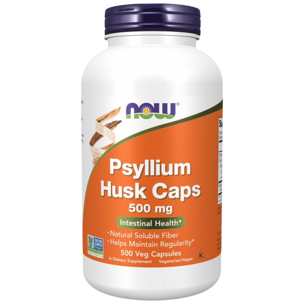 Psyllium Husk Caps 500 mg - 500 капсули