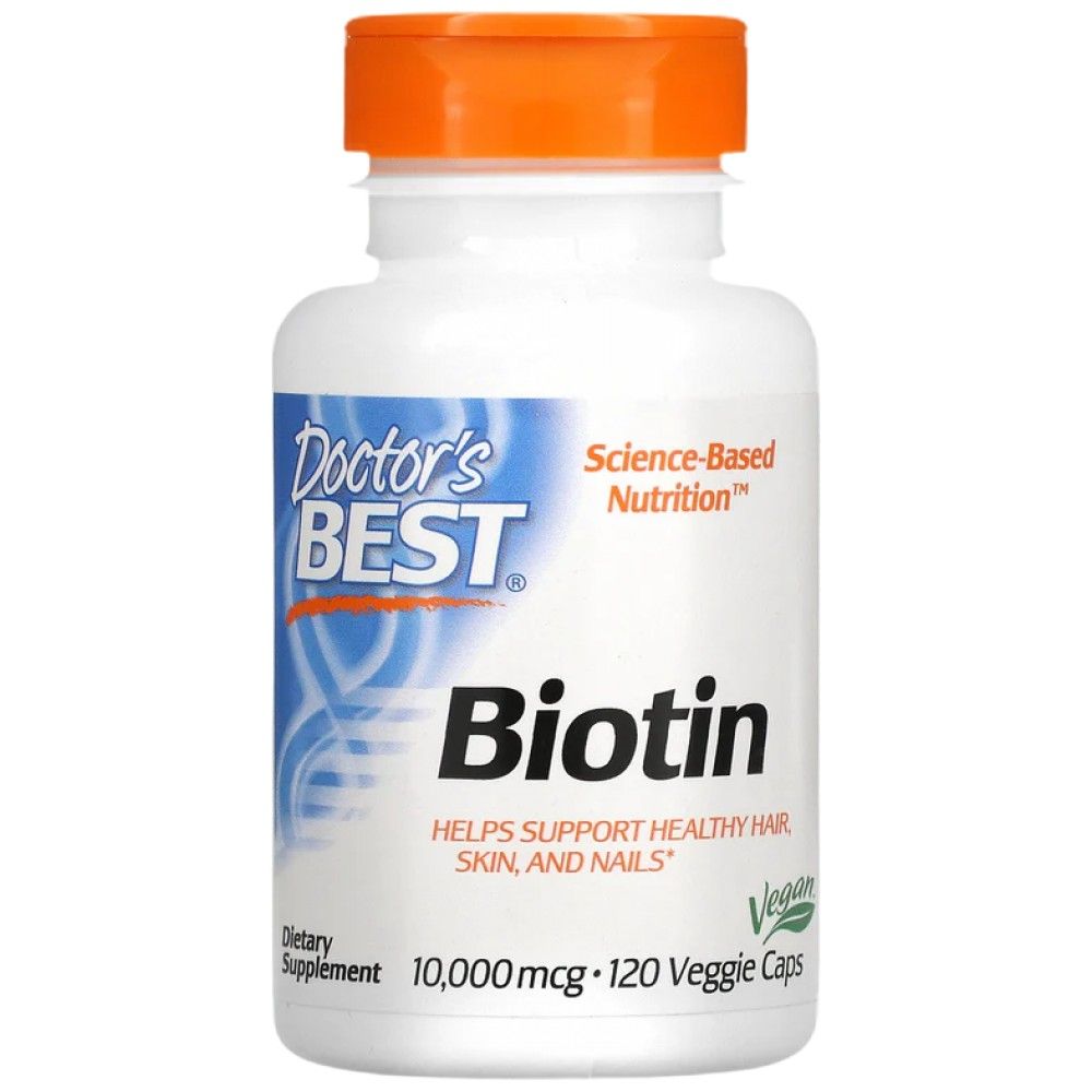 Biotin 10000 mcg - 120 капсули