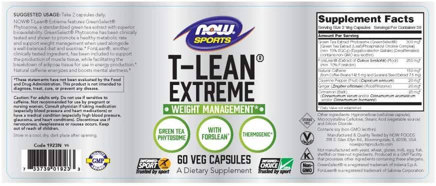 T-Lean Xtreme | Thermogenic Burner - 60 капсули